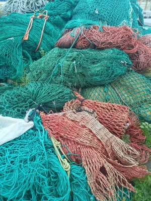 Продам отходы рыболовных сетей из нейлона, полиамида и капрона